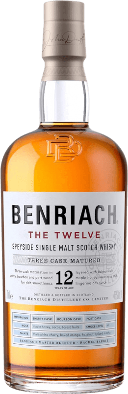 Бесплатная доставка | Виски из одного солода The Benriach Sherry Wood Шотландия Объединенное Королевство 12 Лет 70 cl