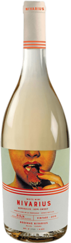 8,95 € | White wine Nivarius Semi-Dry Semi-Sweet Aged D.O.Ca. Rioja The Rioja Spain Tempranillo, Viura, Maturana White 75 cl
