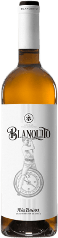 Free Shipping | White Wine Tollodouro Blanquito Young D.O. Rías Baixas Galicia Spain Godello, Loureiro, Treixadura, Albariño — Albarinho, Caíño 75 cl