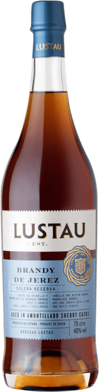 Envio grátis | Brandy Conhaque Lustau Solera Reserva D.O. Jerez-Xérès-Sherry Andaluzia Espanha 70 cl