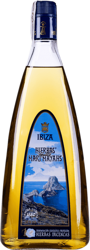 Free Shipping | Herbal liqueur Marí Mayans Hierbas Ibicencas sin Rama Spain 1 L