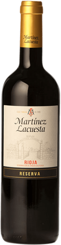 18,95 € | Red wine Martínez Lacuesta Reserva D.O.Ca. Rioja The Rioja Spain Tempranillo, Graciano, Mazuelo Bottle 75 cl