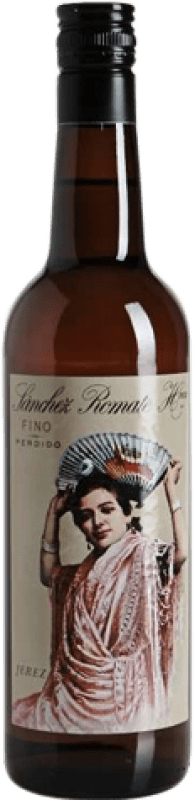 Envio grátis | Vinho fortificado Sánchez Romate Fino Perdido D.O. Jerez-Xérès-Sherry Andaluzia Espanha Palomino Fino 75 cl