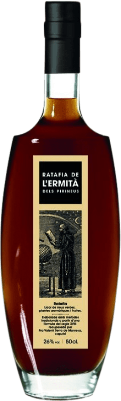 Envío gratis | Licores Portet Ratafia l'Ermità dels Pirineus Cataluña España Botella Medium 50 cl