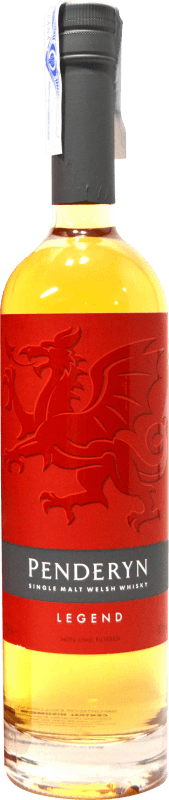 Free Shipping | Whisky Single Malt Penderyn Legend Wales United Kingdom 70 cl