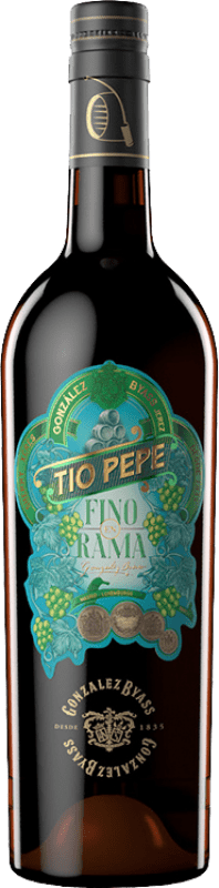 Envio grátis | Vinho fortificado González Byass Tío Pepe en Rama D.O. Jerez-Xérès-Sherry Andaluzia Espanha Palomino Fino 75 cl