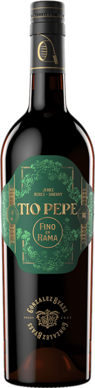 12,95 € | Креплёное вино González Byass Tío Pepe Fino en Rama — Фино Эн Рама D.O. Jerez-Xérès-Sherry Андалусия Испания Palomino Fino 75 cl