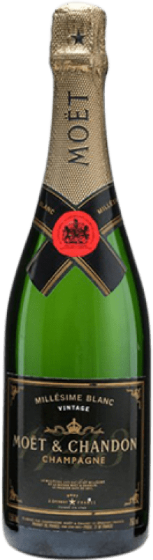 Kostenloser Versand | Weißer Sekt Moët & Chandon Millesime Blanc Vintage A.O.C. Champagne Champagner Frankreich Spätburgunder, Chardonnay, Pinot Meunier 75 cl