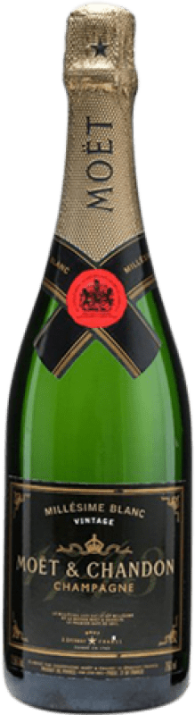 Kostenloser Versand | Weißer Sekt Moët & Chandon Vintage, Millésimé A.O.C. Champagne Champagner Frankreich Pinot Noir — Spätburgunder, Chardonnay, Pinot Meunier — Schwarzriesling 75 cl