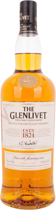 Kostenloser Versand | Whiskey Single Malt Glenlivet Masters Distiller's Reserve Schottland Großbritannien 1 L