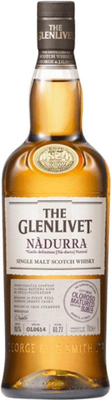 Envio grátis | Whisky Single Malt Glenlivet Nàdurra Oloroso Escócia Reino Unido 70 cl