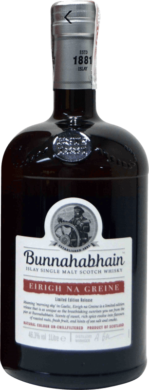 55,95 € | Single Malt Whisky Bunnahabhain Eirigh Na Greine Schottland Großbritannien 1 L