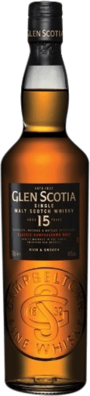 免费送货 | 威士忌单一麦芽威士忌 Glen Scotia 苏格兰 英国 15 岁 70 cl