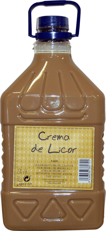 Free Shipping | Liqueur Cream Nor-Iberica de Bebidas Xaris Crema Galicia Spain Carafe 3 L