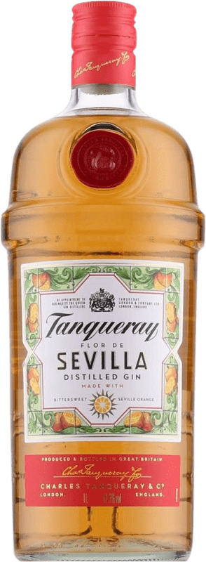 Бесплатная доставка | Джин Tanqueray Flor de Sevilla Объединенное Королевство 1 L