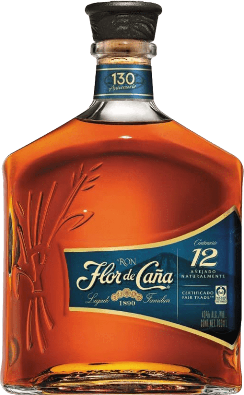 Бесплатная доставка | Ром Flor de Caña Legacy Edition Никарагуа 12 Лет 1 L