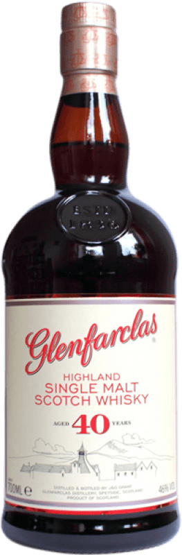 Envoi gratuit | Single Malt Whisky Glenfarclas Ecosse Royaume-Uni 40 Ans 70 cl