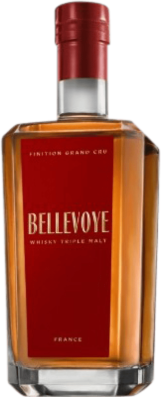 Kostenloser Versand | Single Malt Whisky Bellevoye Rouge Grand Cru Grosse Lage Frankreich 70 cl