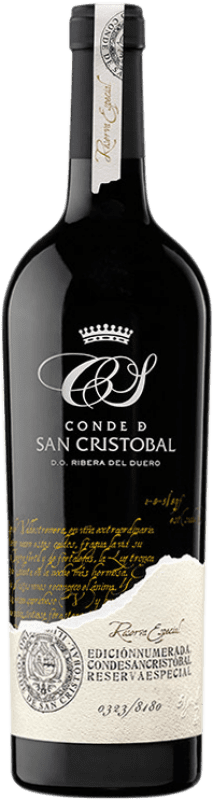 67,95 € Envío gratis | Vino tinto Conde de San Cristóbal Especial Reserva D.O. Ribera del Duero