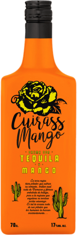 Free Shipping | Liqueur Cream Cuirass Tequila Mango Mexico 70 cl