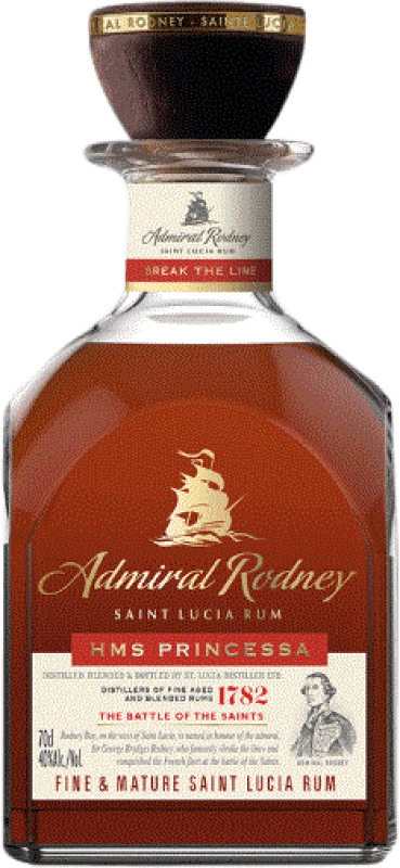 83,95 € Envio grátis | Rum Admiral Rodney Princesa Fine & Mature