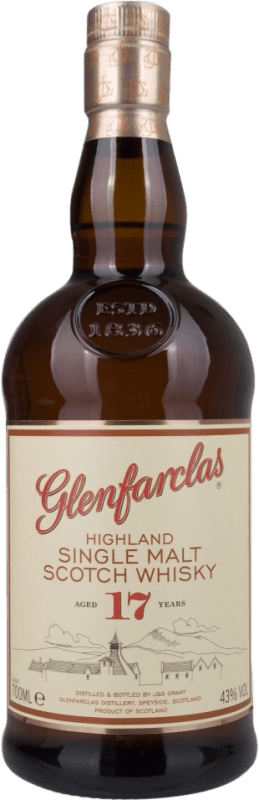 Free Shipping | Whisky Single Malt Glenfarclas Scotland United Kingdom 17 Years 70 cl