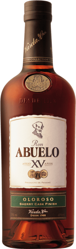 Envío gratis | Ron Abuelo XV Sherry Cask Finish — Acabado en Barrica, Oloroso Panamá 70 cl Envío gratis | Ron Abuelo XV Sherry Cask Finish — Acabado en Barrica, Oloroso Panamá 70 cl