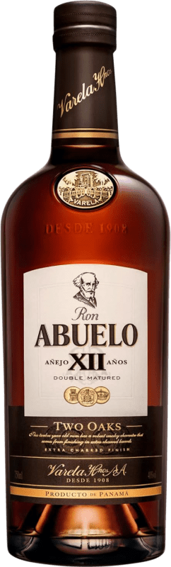 Envio grátis | Rum Abuelo Two Oaks Double Cask — Dupla Barrica Panamá 70 cl