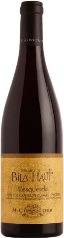 21,95 € Free Shipping | Red wine Chapoutier Bila-Haut l'Esquerda Roussillon France Syrah, Grenache Tintorera, Carignan Bottle 75 cl