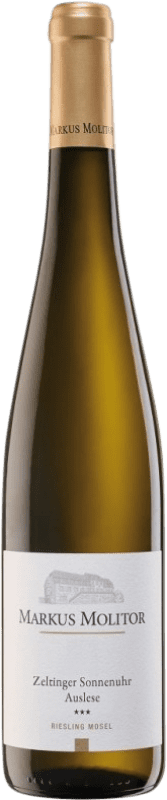 98,95 € Envío gratis | Vino blanco Markus Molitor Zeltinger Sonnenuhr Auslese Cápsula Dorada