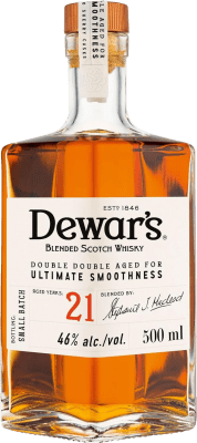 Envio grátis | Whisky Blended Dewar's Reserva Escócia Reino Unido 21 Anos Garrafa Medium 50 cl