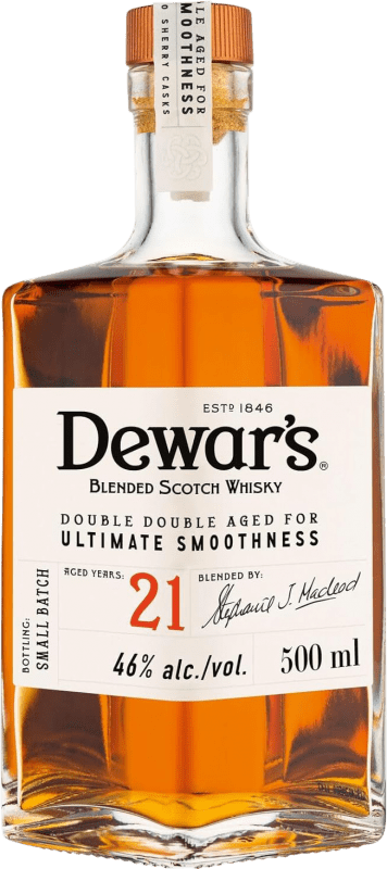 89,95 € Kostenloser Versand | Blended Whisky Dewar's Reserve 21 Jahre Medium Flasche 50 cl