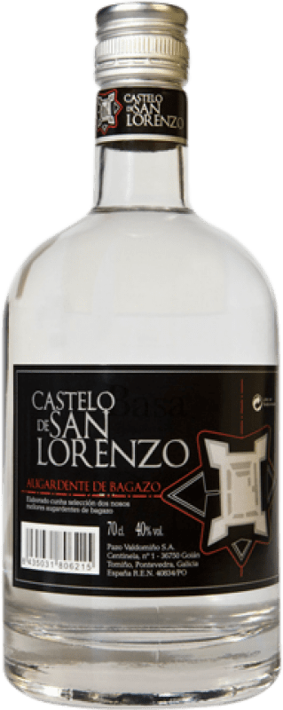 12,95 € Envio grátis | Aguardente Orujo Pazo Valdomiño Castelo San Lorenzo