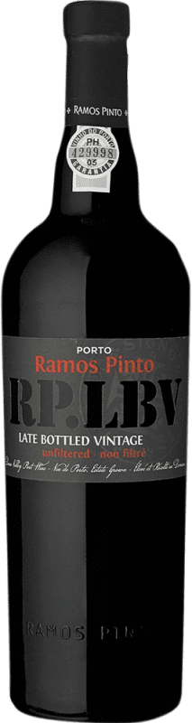 29,95 € | 甜酒 Ramos Pinto LBV Unfiltered I.G. Porto 葡萄牙 Sousón, Touriga Nacional, Tinta Roriz, Tinta Barroca 75 cl