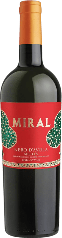 Envoi gratuit | Vin rouge Cantine Fina Miral D.O.C. Sicilia Sicile Italie Nero d'Avola 75 cl