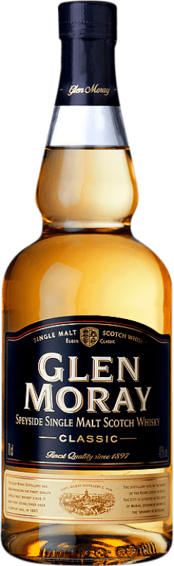 24,95 € | 威士忌单一麦芽威士忌 Glen Moray Classic 苏格兰 英国 70 cl