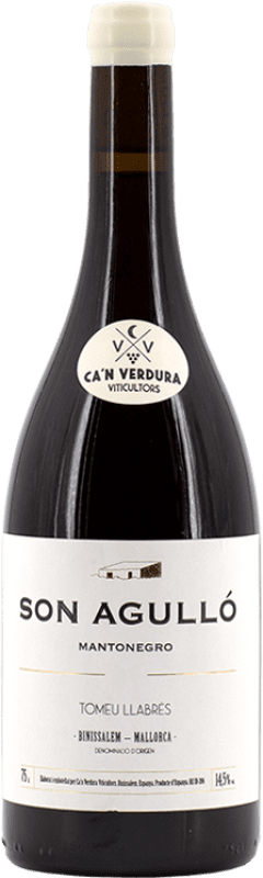 Envoi gratuit | Vin rouge Ca'n Verdura Son Agulló Crianza I.G.P. Vi de la Terra de Mallorca Majorque Espagne Mantonegro 75 cl