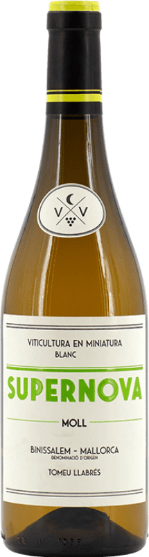 Free Shipping | White wine Ca'n Verdura Supernova Moll Aged I.G.P. Vi de la Terra de Mallorca Majorca Spain 75 cl