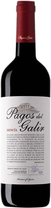 11,95 € | Красное вино Virxe de Galir Pagos Del Galir D.O. Valdeorras Испания Mencía — Менсия 75 cl