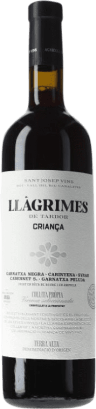 Бесплатная доставка | Красное вино Sant Josep Llàgrimes de Tardor старения D.O. Terra Alta Испания Grenache, Cabernet Sauvignon, Mazuelo 75 cl