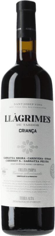 12,95 € Free Shipping | Red wine Sant Josep Llàgrimes de Tardor Reserva D.O. Terra Alta Spain Grenache, Cabernet Sauvignon, Mazuelo Bottle 75 cl