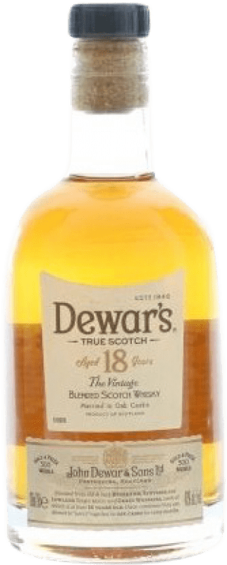 Envoi gratuit | Blended Whisky Dewar's Ecosse Royaume-Uni 18 Ans Petite Bouteille 20 cl