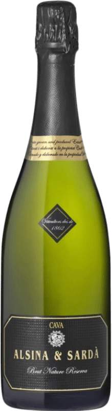 7,95 € | 白スパークリングワイン Alsina Sardà ブルットの自然 D.O. Cava スペイン Macabeo, Xarel·lo, Parellada 75 cl