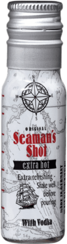 送料無料 | ウォッカ Waldemar Behn Seaman's Shot Extra Hot ミニチュアボトル 4 cl