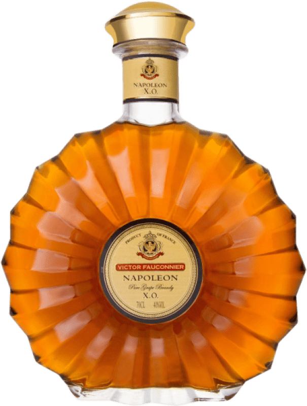 Free Shipping | Brandy Victor Fauconnier XO Extra Old, Napoleon France 70 cl