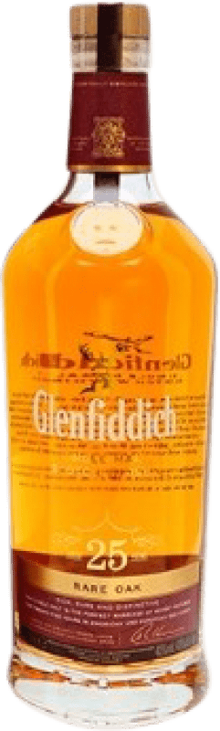 Envio grátis | Whisky Single Malt Glenfiddich Rare — Exclusivo, Oak Cask — Barrica de Carvalho Escócia Reino Unido 25 Anos 70 cl