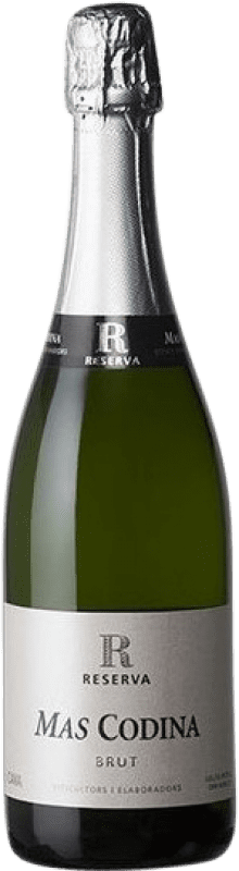 Бесплатная доставка | Белое игристое вино Mas Codina Brut — брют Резерва D.O. Cava Испания Pinot Noir — Пино Нуар, Macabeo — Макабео, Xarel·lo — Шарелло, Chardonnay — Шардоне 75 cl