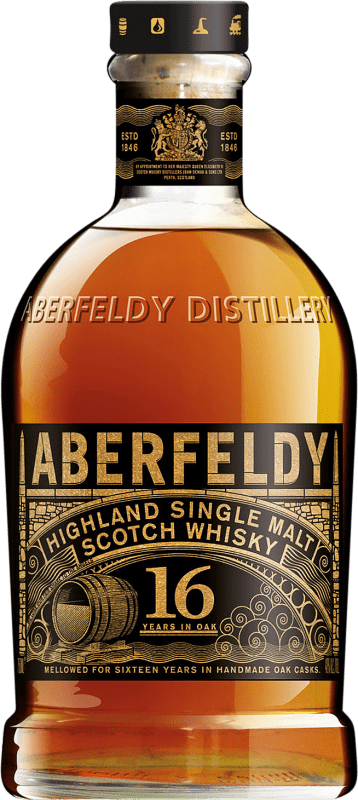 免费送货 | 威士忌单一麦芽威士忌 Aberfeldy 苏格兰 英国 16 岁 1 L