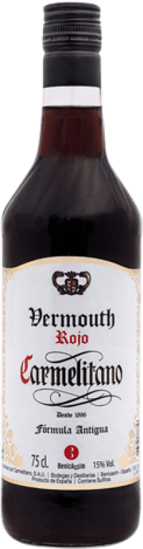 Envoi gratuit | Vermouth Carmelitano Rojo I.G.P. Vin de la Terra de Castelló Communauté valencienne Espagne 70 cl