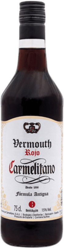 Envío gratis | Vermut Carmelitano Rojo Tinto Comunidad Valenciana España 70 cl